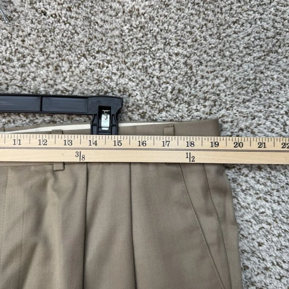 Vintage Polo Super 100s Ralph Lauren Pants Mens 38x30 Brown Polo University Wool